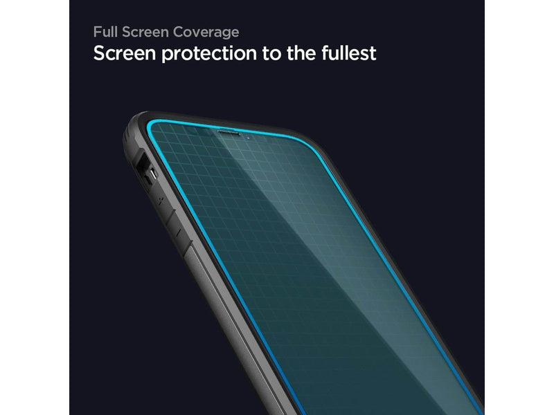 Spigen Glas tR ALM FC Black - 2 Pack - iPhone 12/Pro