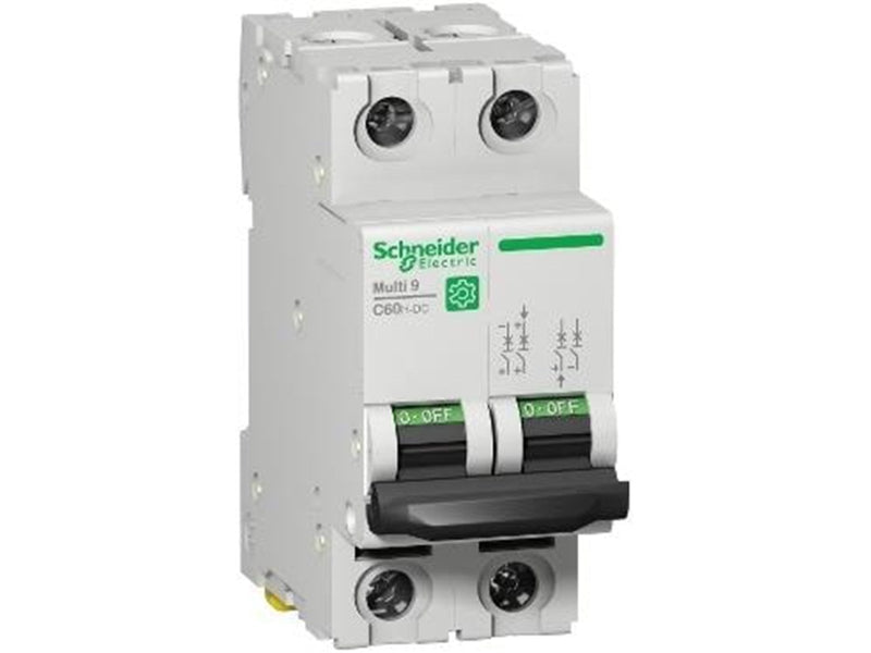 Schneider Electric Circuit breaker Multi9 C60H-DC 10A 2P C-characteristic 500VDC UL1077