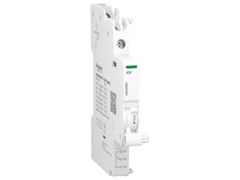 Schneider Electric Acti9 Signal contact iOF 1OC 100mA to 6A for iC60 Double terminal screw terminal top 24...415V AC &