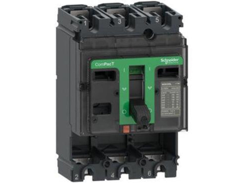 Schneider Electric Circuit breaker without current relay ComPacT NSX100F 36 kA at 415 VAC 50/60 Hz 100 A 3 poles