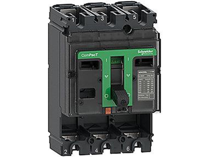 Schneider Electric Circuit breaker without current relay ComPacT NSX250B 25 kA at 415 VAC 50/60 Hz 250 A 3 poles