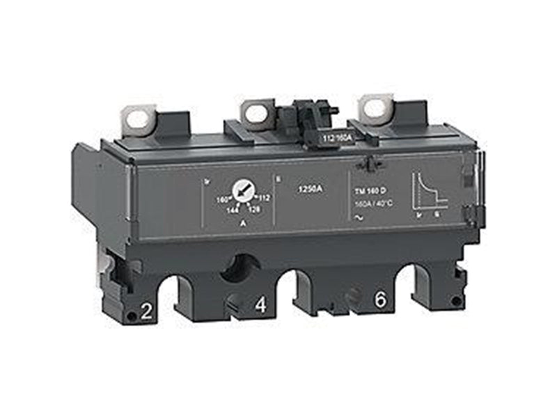 Schneider Electric Current relay TM160D for ComPacT NSX 160/250 circuit breakers bimetal/electromagnetic rated current 160