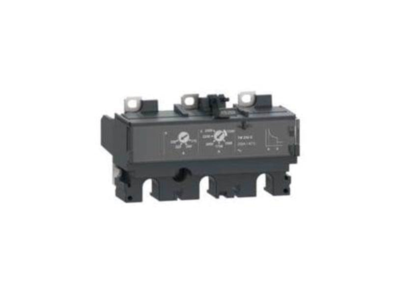 Schneider Electric Current relay TM250D for ComPacT NSX 250 circuit breakers bimetallic/electromagnetic rated current 250 A.