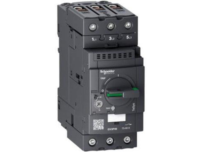 Schneider Electric TeSys GV3 motor protection 3P 70-80a thermal/magnetic disconnection relay for din-rail mounting and with ever