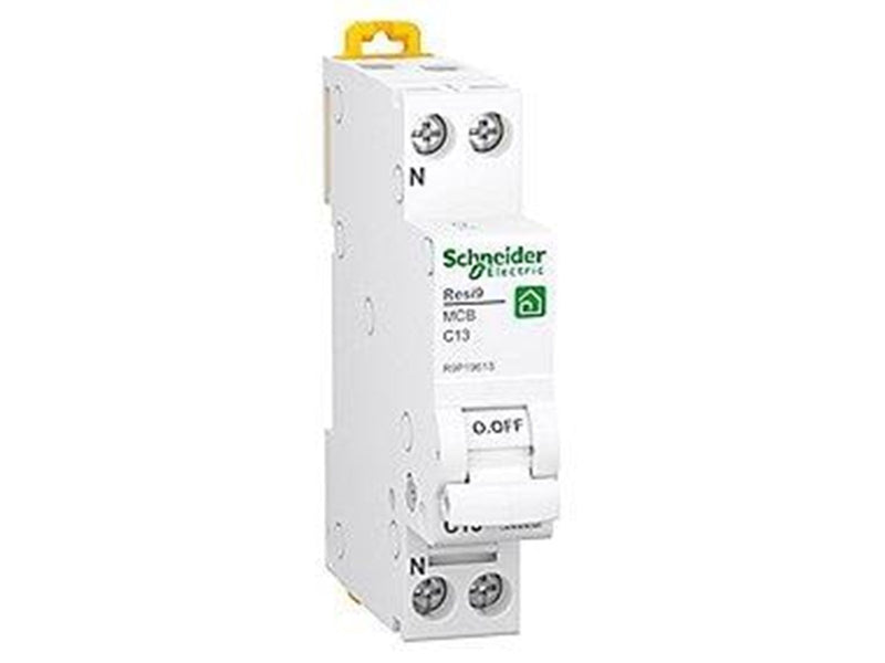 Schneider Electric Resi9 XP MCB/circuit breaker 1PN C-characteristic 13A 6kA 18mm