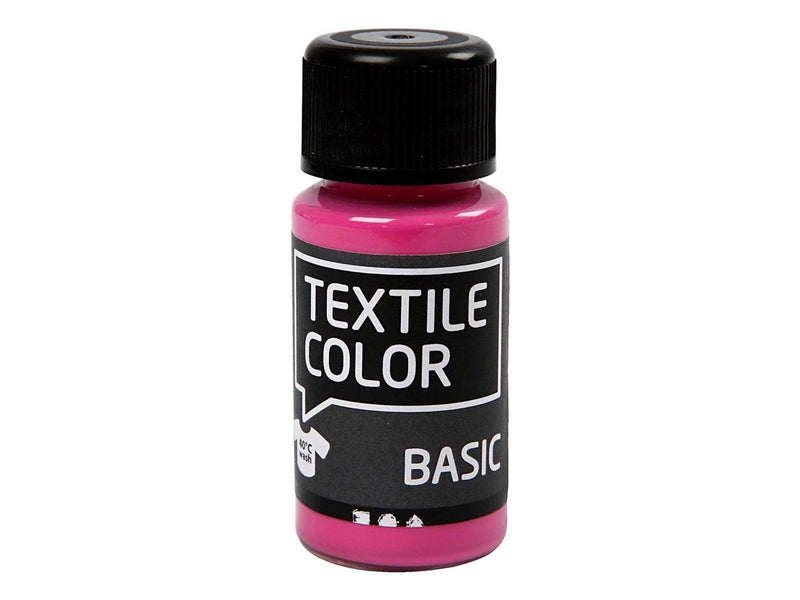 Creativ Company Textile Color Semi-opaque Textile Paint - Pink 50ml