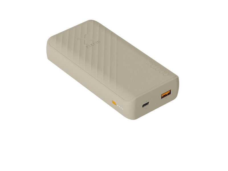 Xtorm Power Bank 20.000mAh 15W USB-C & USB-A Beige Powerbank (Akku) - Beige - 20000 mAh