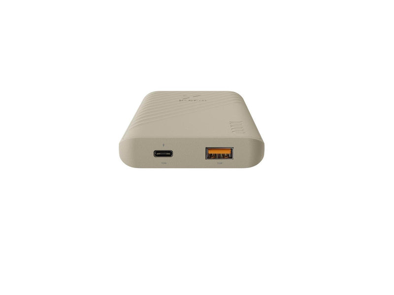 Xtorm Power Bank 10.000mAh 15W USB-C & USB-A Beige Powerbank (Akku) - Beige - 10000 mAh