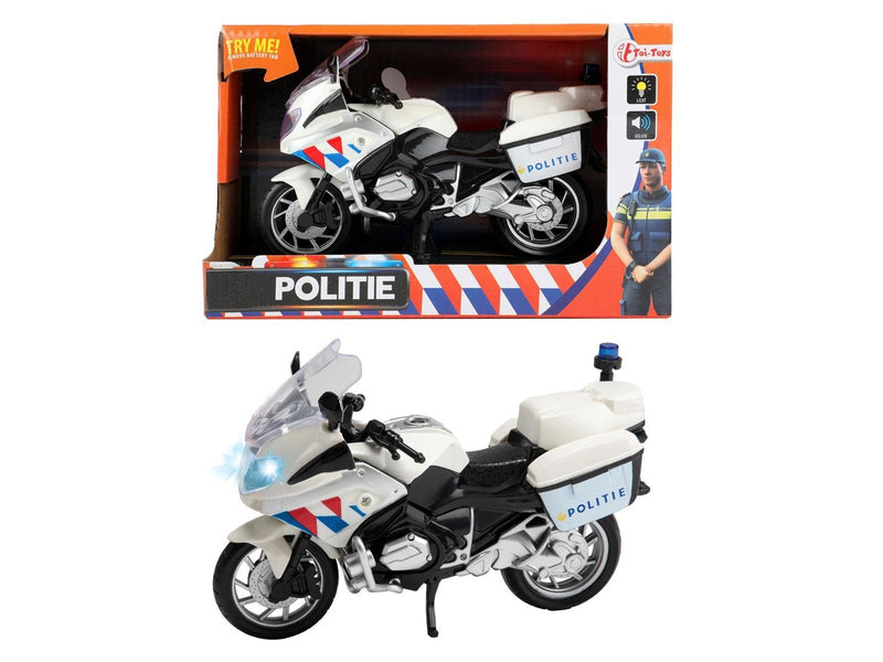 Toi-Toys Police motorcycle Dutch with Light and Sound