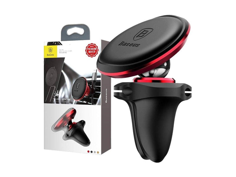 Baseus Car Mount Holder Magnetic Air Vent (Red)