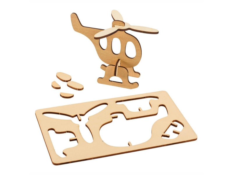 Colorations - Make and Decorate your Wooden 3D Vehicles Set of 4