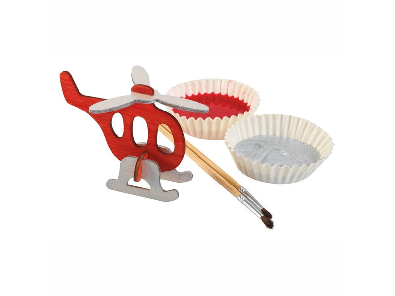 Colorations - Make and Decorate your Wooden 3D Vehicles Set of 4