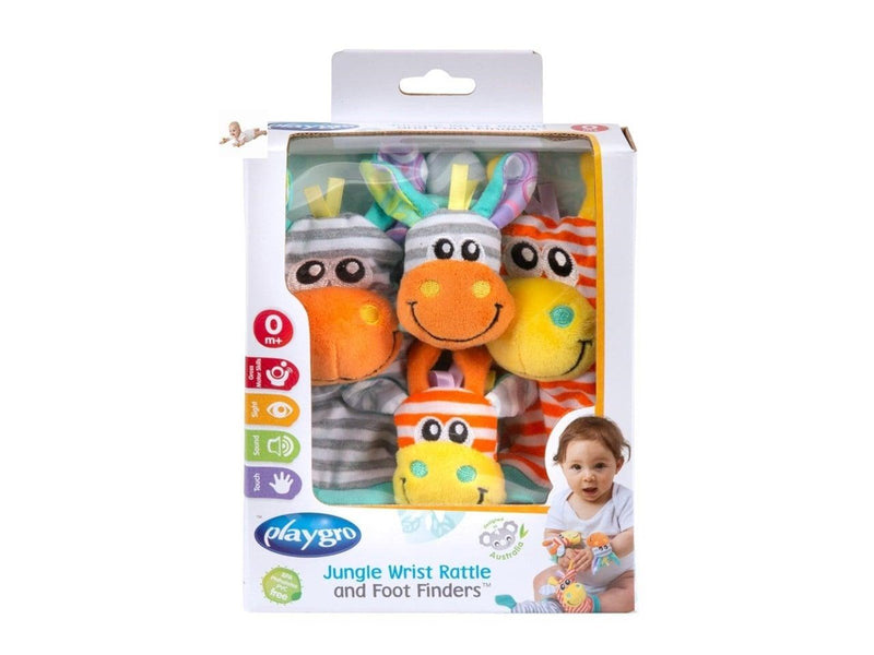 Playgro Jungle Wrist Rattle and Foot Finders