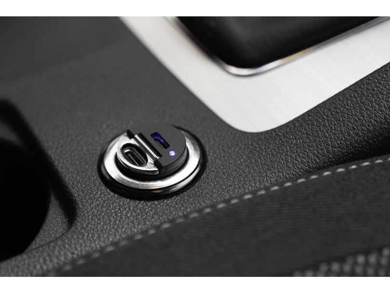 FIXED Super Fast Car Charger 30W 2x USB-C PD Black