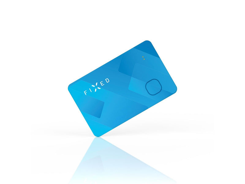 FIXED Tag Card Tracker for Apple Find My Blue