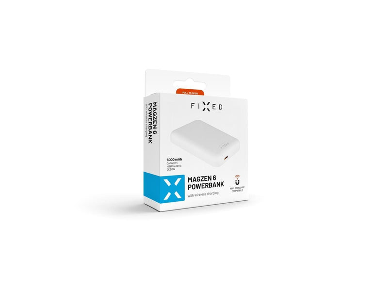 FIXED MagZen Wireless PD 20W Power Bank 6.000 mAh White