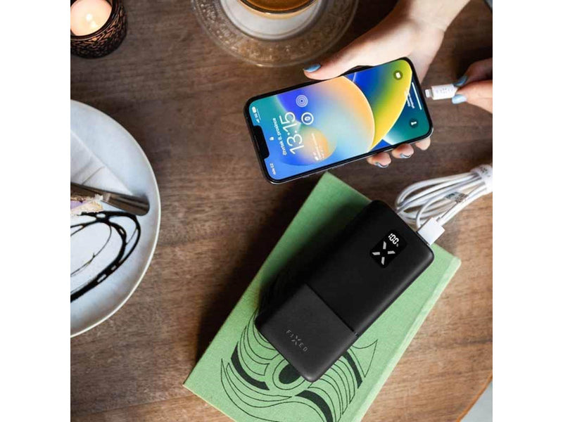 FIXED Zen USB-C PD 20W Power Bank 20.000 mAh Black Powerbank (Akku) - schwarz - 20000 mAh
