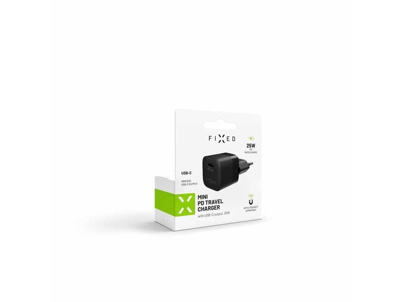 FIXED Super Fast Mini Home Charger USB-C PD 25W Black