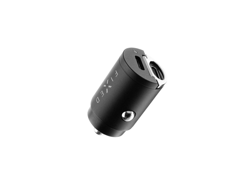 FIXED Super Fast Car Charger 30W 2xUSB-C/USB-C Cable 1m