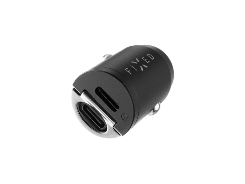 FIXED Super Fast Car Charger 30W 2xUSB-C/USB-C Cable 1m