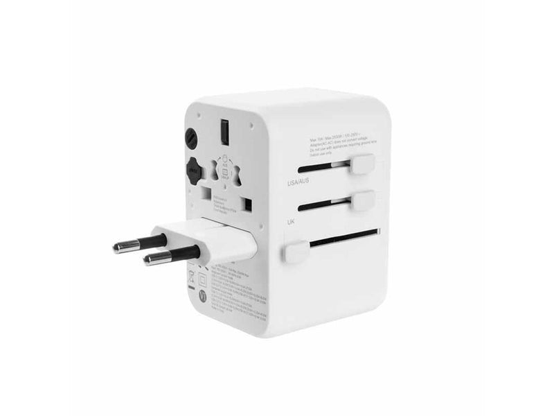 FIXED Travel Charger USB-C/USB-A 65W EU/UK/USA/AUS White