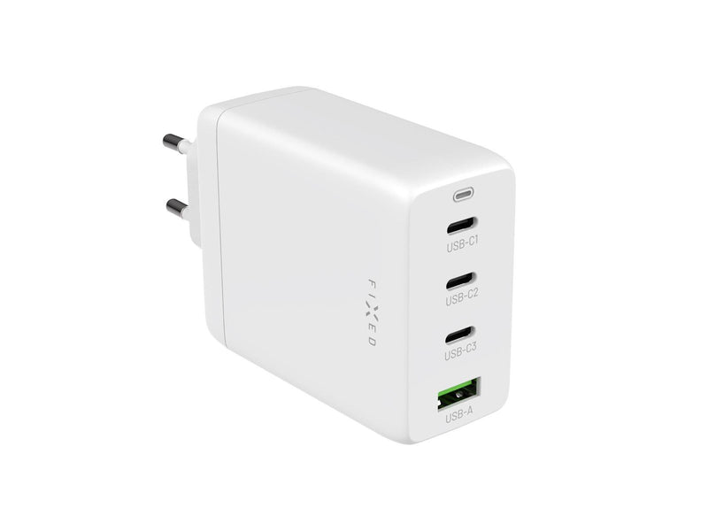 FIXED Super Fast GaN Charger 100W 3xUSB-C + USB-A White