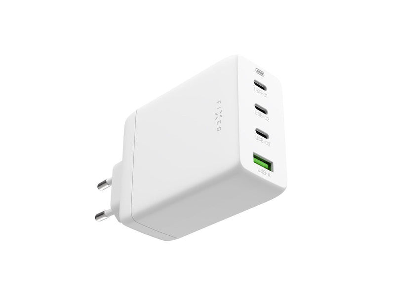 FIXED Super Fast GaN Charger 100W 3xUSB-C + USB-A White