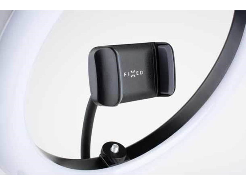 FIXED LED Ring Desktop Tablet/Phone Tripod Stand Black