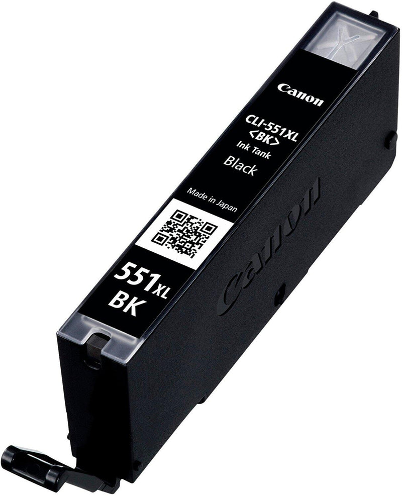 Canon Original CLI-551 XL Druckerpatronen Value Pack BK/C/M/Y + 50 Blatt Fotopapier (PP-201)