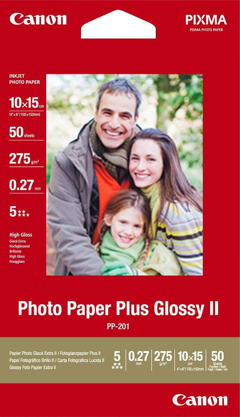 Canon Original CLI-551 XL Druckerpatronen Value Pack BK/C/M/Y + 50 Blatt Fotopapier (PP-201)