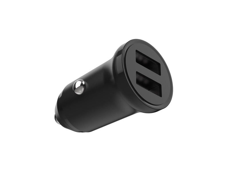FIXED Mini Car Charger 2x USB-A 15W/Lightning cable 1m