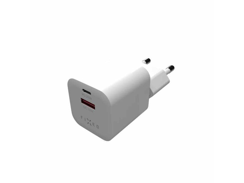 FIXED Fast Mini Home Charger 20W USB-C PD/USB-A White
