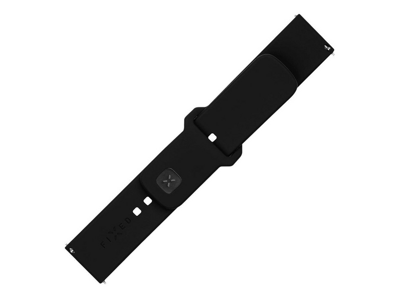 FIXED Silicone Strap Smartwatch Universal 20 mm Black