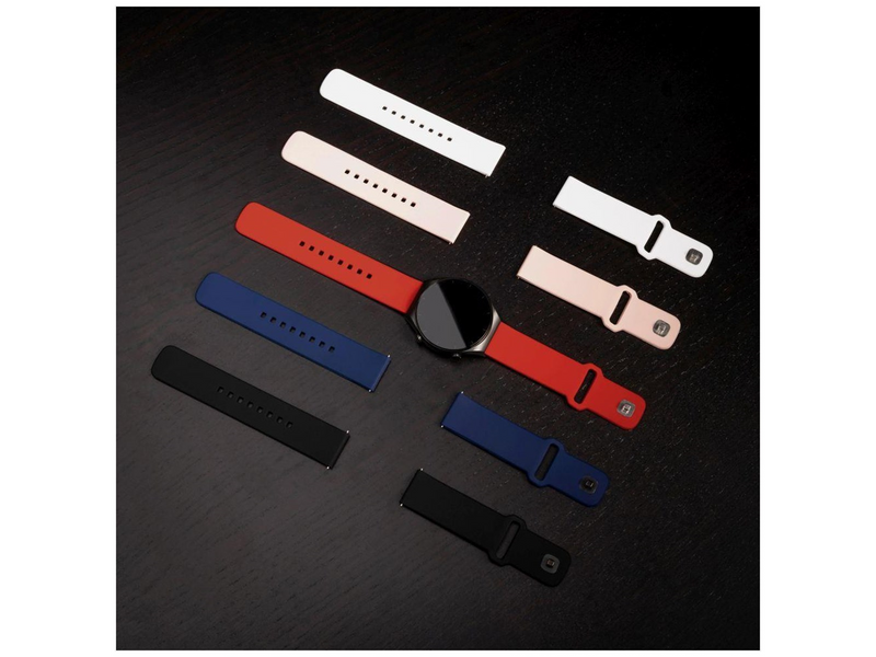 FIXED Silicone Strap Smartwatch Universal 20 mm Black