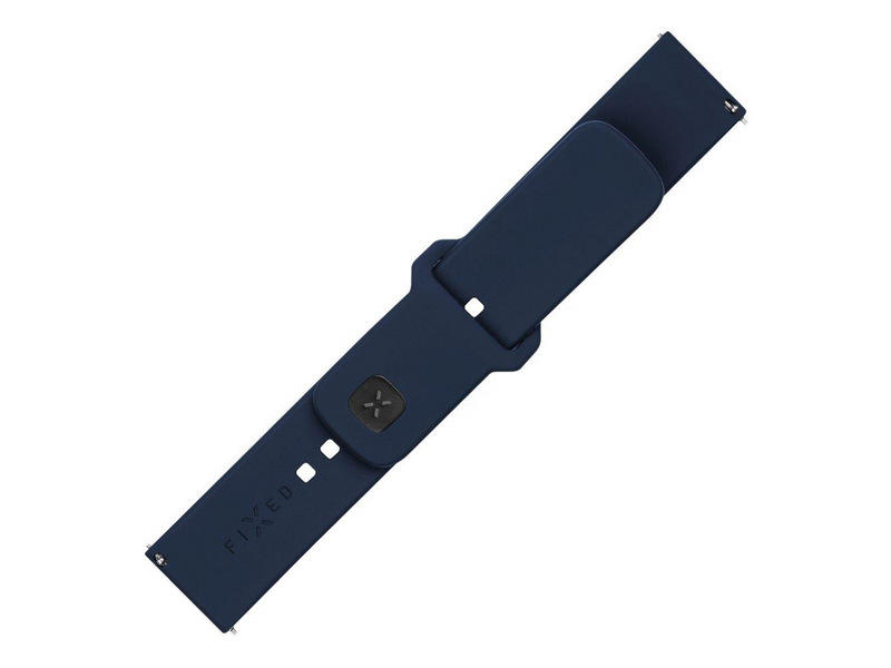 FIXED Silicone Strap Smartwatch Universal 20 mm Blue