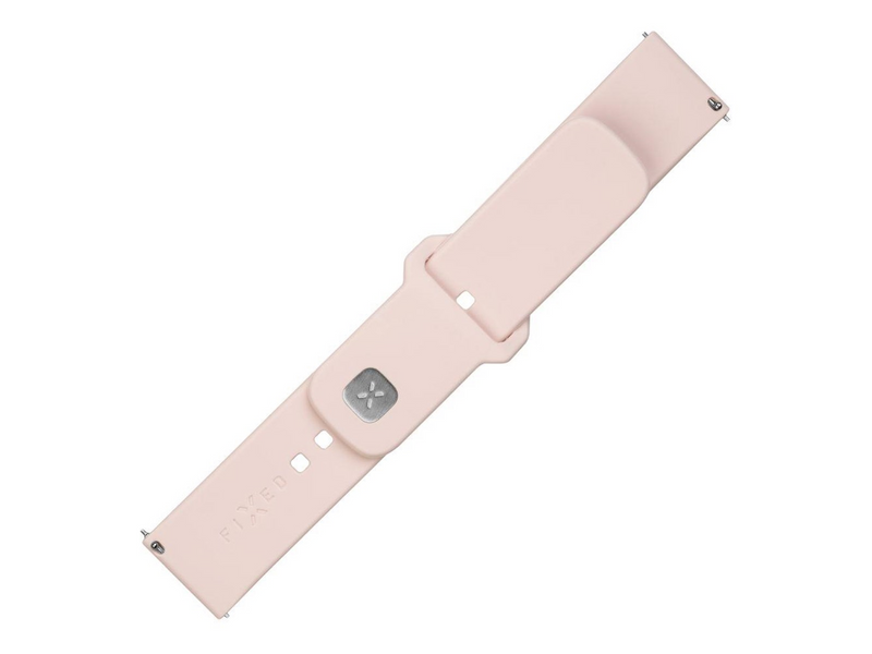 FIXED Silicone Strap Smartwatch Universal 20 mm Pink