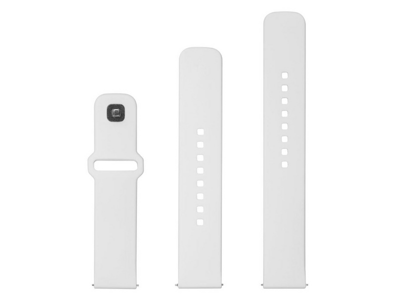 FIXED Silicone Strap Smartwatch Universal 20 mm White