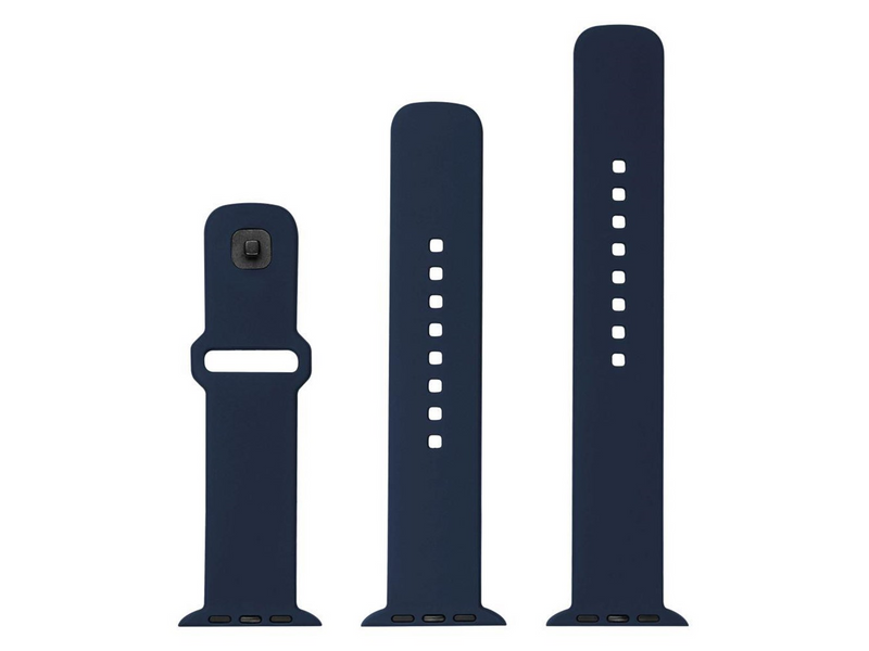 FIXED Silicone Strap SET Apple Watch 38/40/41mm Blue
