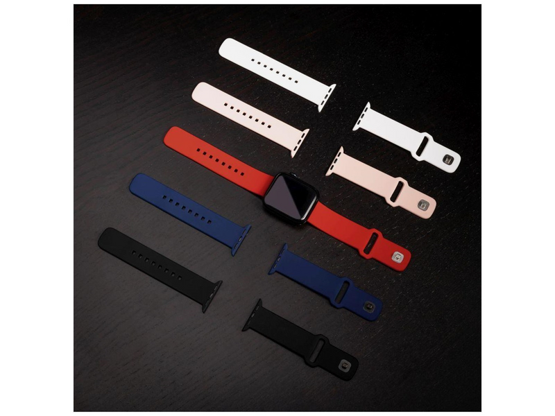 FIXED Silicone Strap SET Apple Watch 38/40/41mm Black