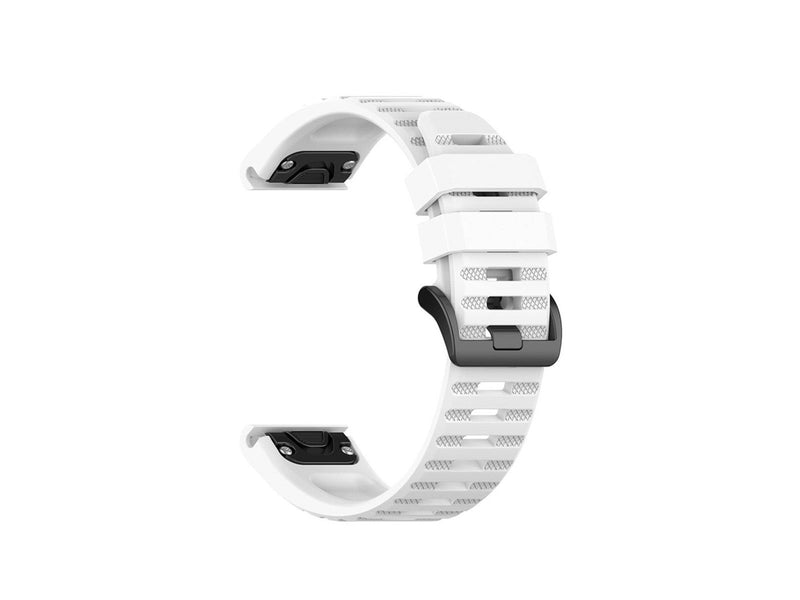 FIXED Silicone Strap for Garmin QuickFit 22 mm White