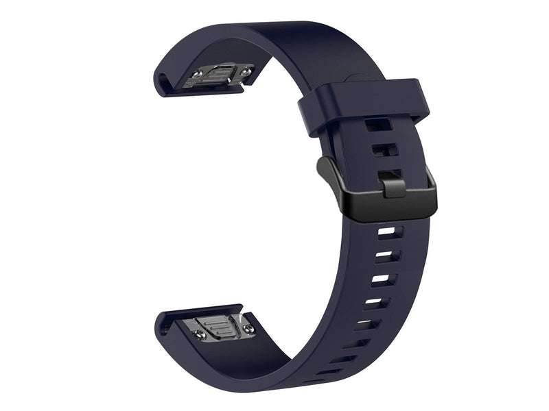 FIXED Silicone Strap for Garmin QuickFit 20 mm Dark Blue