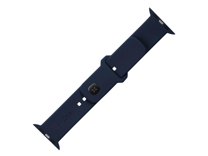 FIXED Silicone Strap SET Apple Watch 42/44/45mm Blue