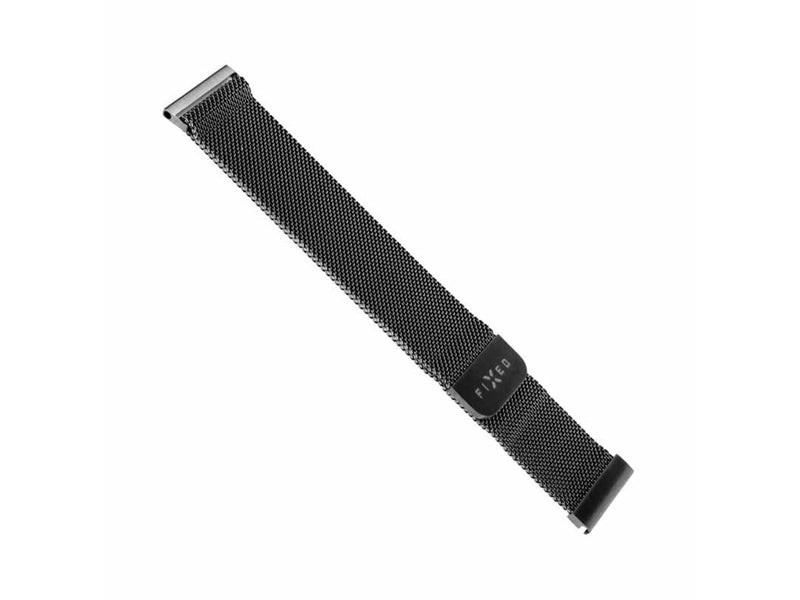 FIXED Mesh Strap for Smartwatch Universal 20mm Black