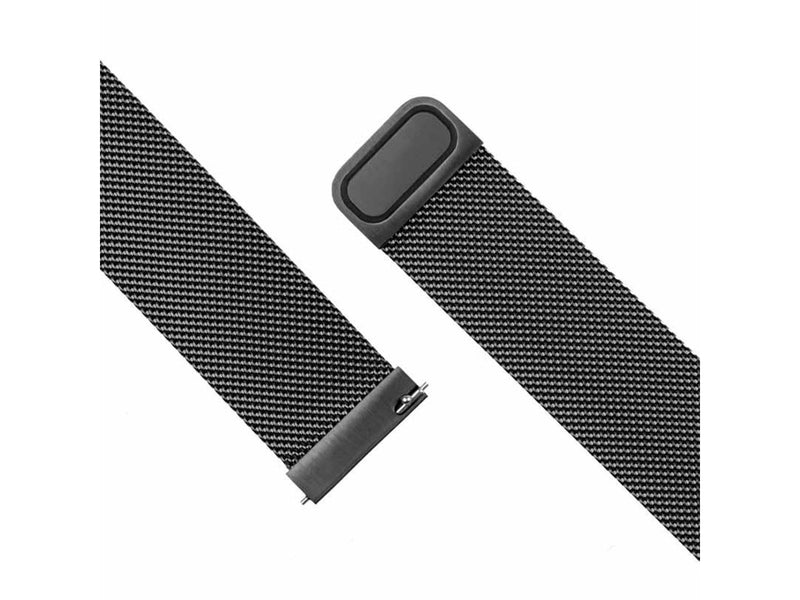 FIXED Mesh Strap for Smartwatch Universal 20mm Black