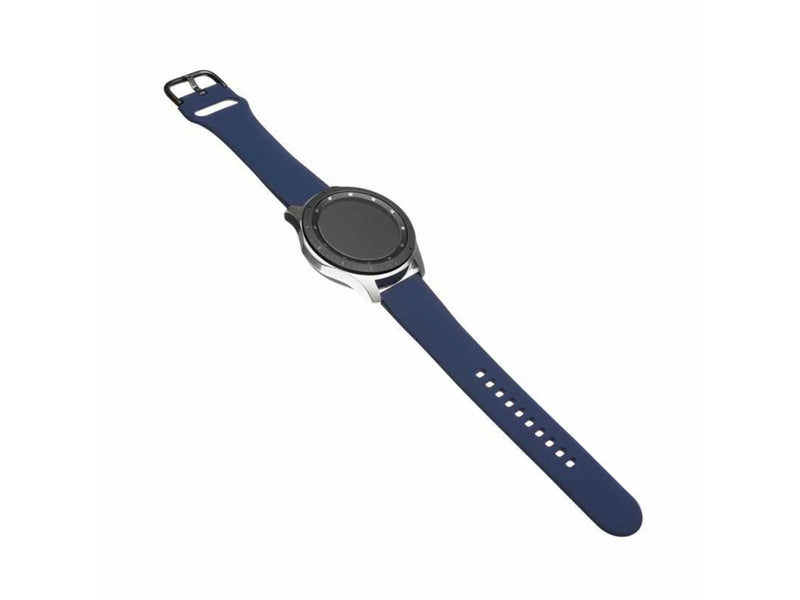 FIXED Silicone Strap for Smartwatch Universal 22 mm Blue