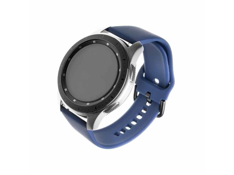 FIXED Silicone Strap for Smartwatch Universal 20 mm Blue