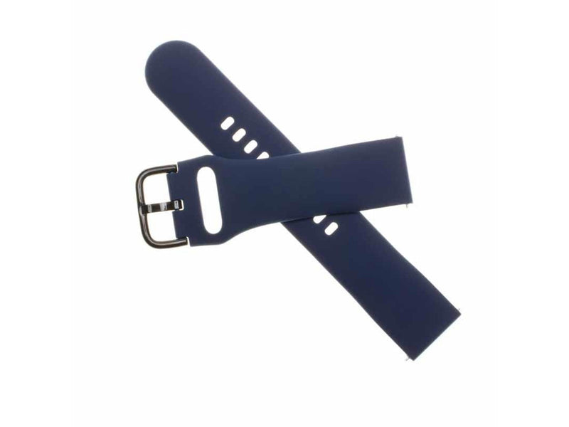 FIXED Silicone Strap for Smartwatch Universal 20 mm Blue