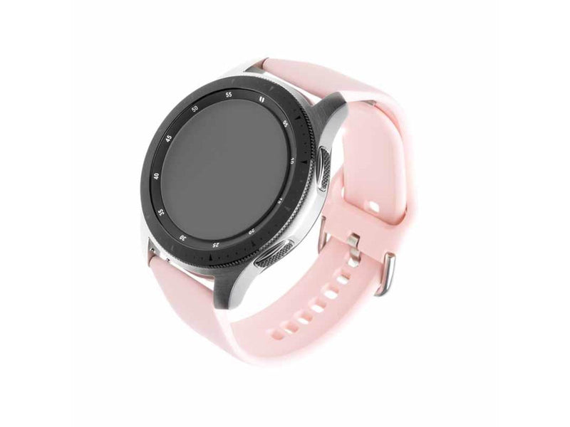 FIXED Silicone Strap for Smartwatch Universal 22 mm Pink