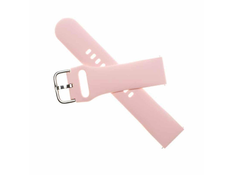 FIXED Silicone Strap for Smartwatch Universal 22 mm Pink