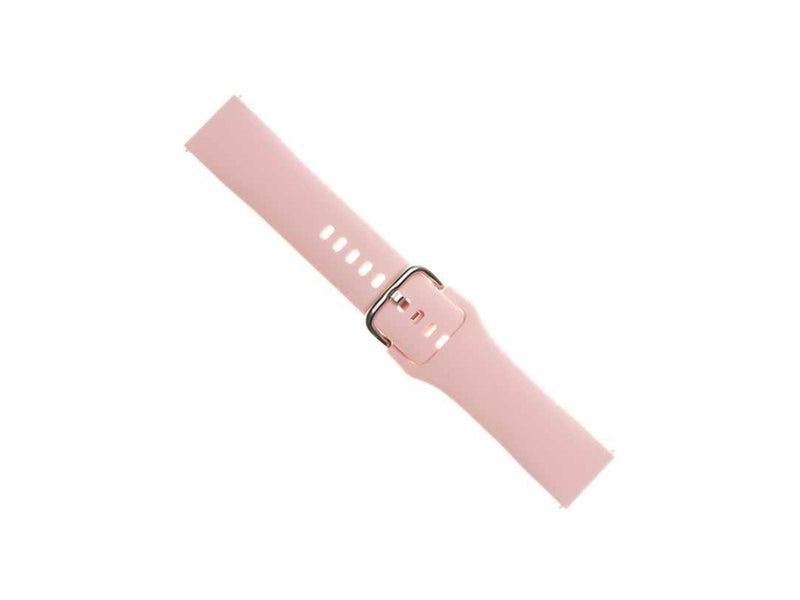FIXED Silicone Strap for Smartwatch Universal 22 mm Pink